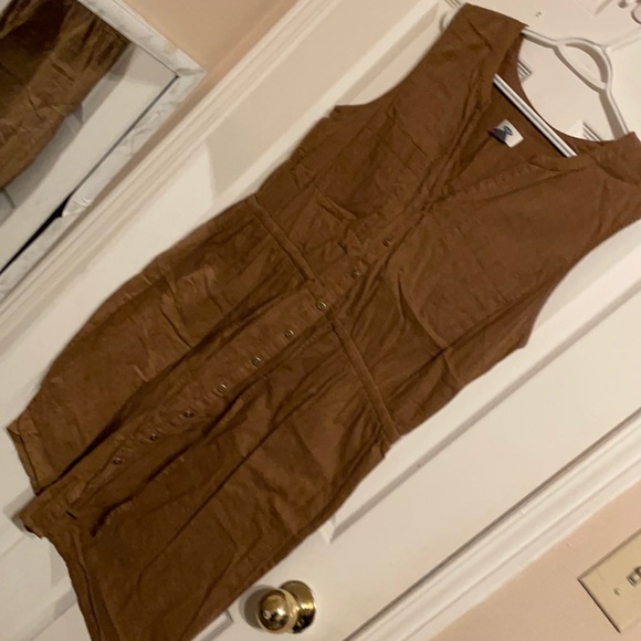 Old Navy Sleeveless Button Front Dress - Picture 1 of 1